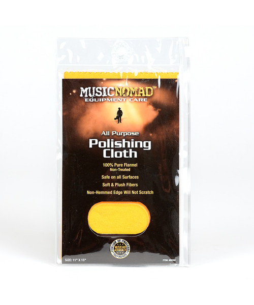 MUSIC NOMAD Pure Flannel Polishing Cloth 11x15
