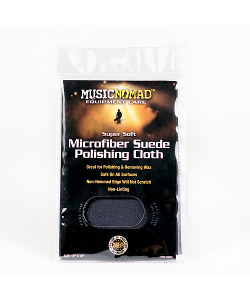 MUSIC NOMAD Microfiber Suede Polishing Cloth 12x16