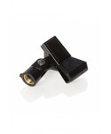 BESPECO SUPPORTO PER MICROFONO A PINZA NYLON NERO