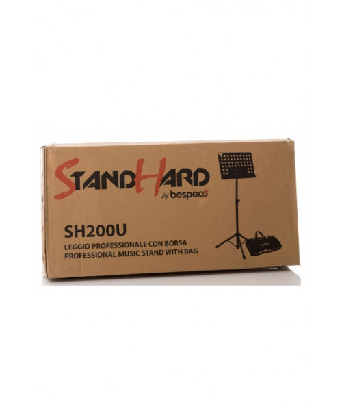 BESPECO LEGGIO CON TAVOLA IN METALLO FORATA + BORSA