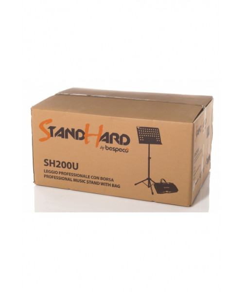 BESPECO LEGGIO CON TAVOLA IN METALLO FORATA + BORSA