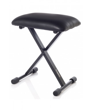 BESPECO Metal bench with echo leather cushion