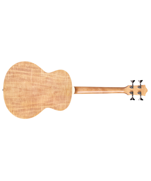 guild Jumbo JR Bass Flame Maple Antique Blonde Satin