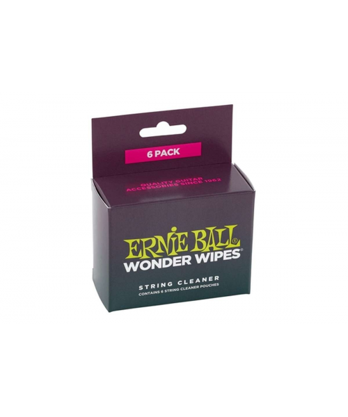 Ernie Ball Cera per Strumenti Wonder Wipes - Confezione da 6