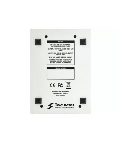 Two Notes Torpedo Captor X - Load Box, Attenuator, Simulator, IR Loader and Stereo Expander
