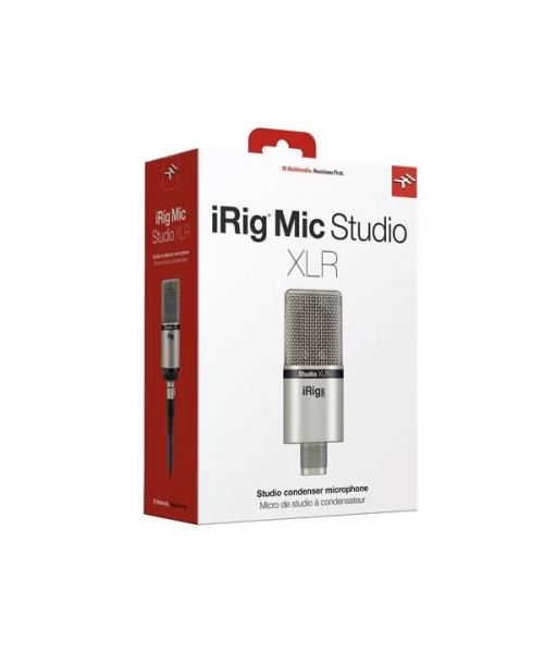 IK Multimedia iRig MIC Studio XLR - Microfono a diaframma largo con connessione XLR