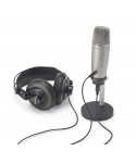 Samson C01U Pro Podcasting Pack - Pack con microfono USB a condensatore e accessori