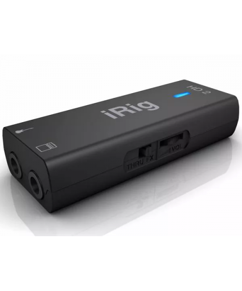 IK Multimedia iRig HD 2 - Interfaccia audio per chitarra/basso - sistemi iOS, PC e MAC