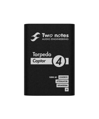 Two Notes Torpedo Captor 4 Ohms - Loadbox, attenuatore e simulatore di cassa analogico