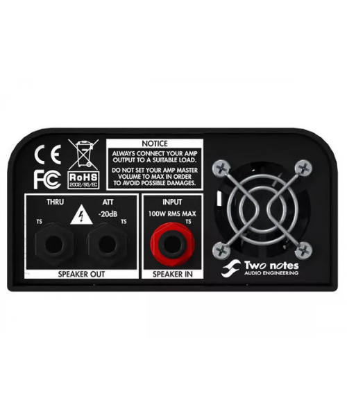 Two Notes Torpedo Captor 4 Ohms - Loadbox, attenuator and analogue cash simulator