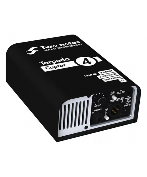 Two Notes Torpedo Captor 4 Ohms - Loadbox, attenuatore e simulatore di cassa analogico