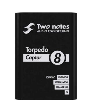 Two Notes Torpedo Captor 8 Ohms - Loadbox, attenuatore e simulatore di cassa analogico