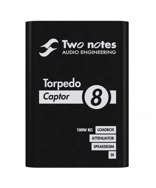 Two Notes Torpedo Captor 8 Ohms - Loadbox, attenuatore e simulatore di cassa analogico
