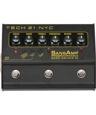 Tech21 Sansamp Programmable Bass driver of