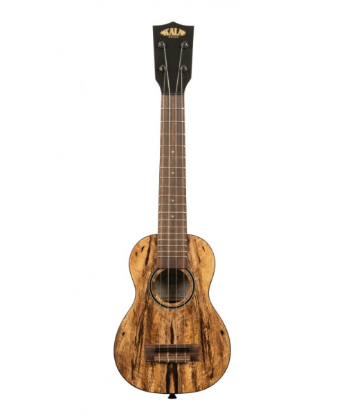 Kala ka-mg-slng- ukulele soprano long neck spalted mango- c/borsa 