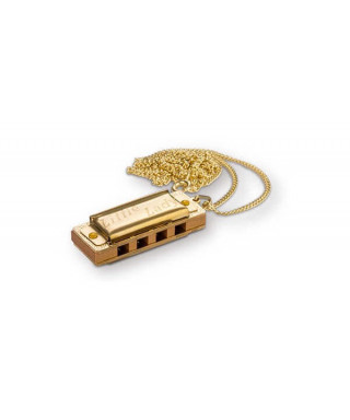 HOHNER LITTLE LADY, GOLD PLATED WITH NECKLACE