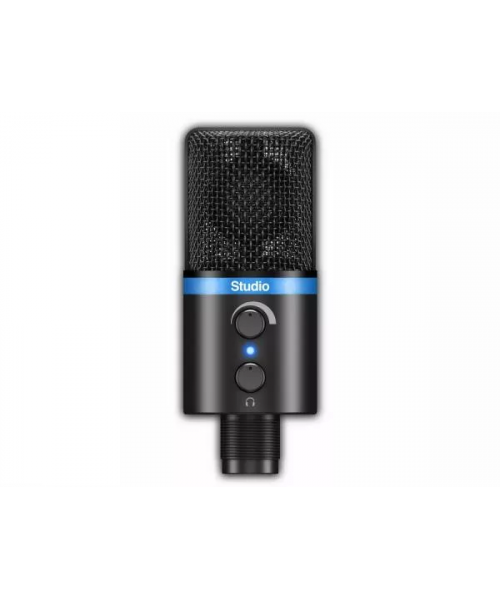 IK Multimedia iRig MIC Studio - Microfono a diaframma largo per sistemi Android, iOS, PC e MAC - nero