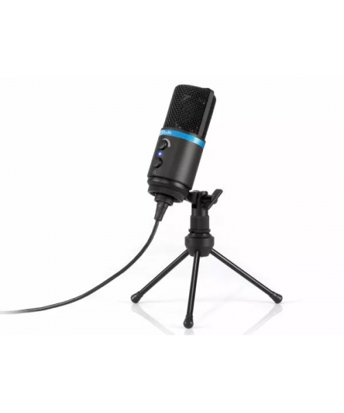 IK Multimedia Irig Mic Studio - Large diaphragm microphone for Android, iOS, PC and Mac systems - black