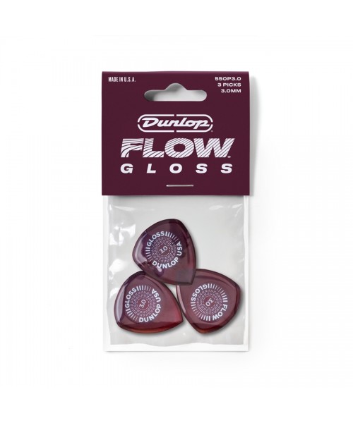 Dunlop 550p300 flow gloss 3.0mm 3/player