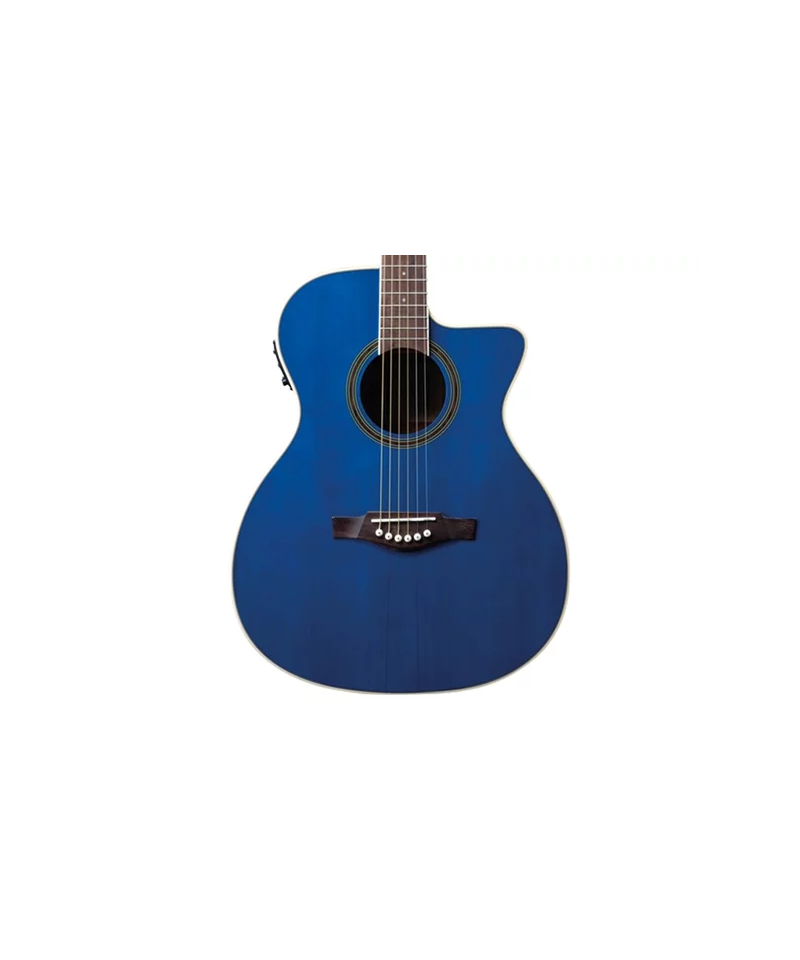 Chitarra acustica EKO - NXT A100CE SEE THROUGH BLUE 