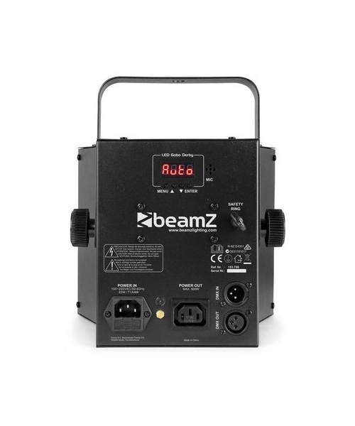 Beamz led gobo derby 21x3w rgba strobe uv