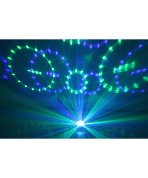 Beamz mini star ball sound rgbwap irc6x3w