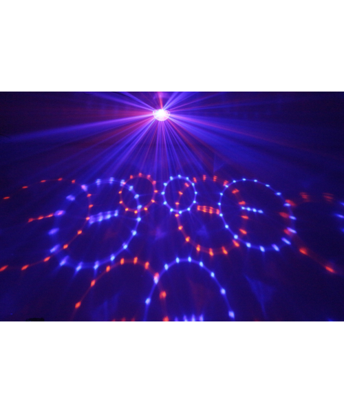 Beamz mini star ball sound rgbwap irc6x3w