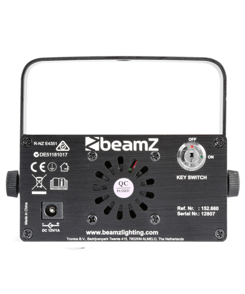 BEAMZ  Bianca Doppio Laser 330mW RGB Gobo