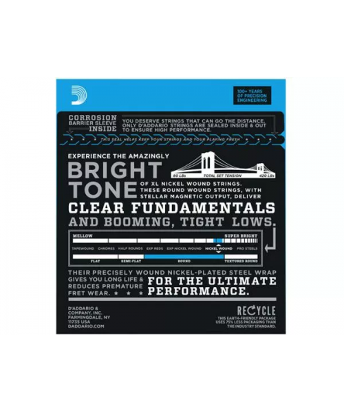 D'ADDARIO Elx170 strings for electric bass