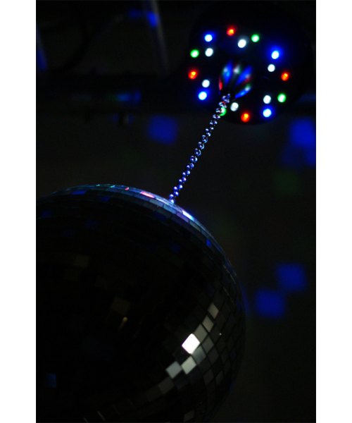 Beamz mbw18led battery mirrorball motor 18 leds