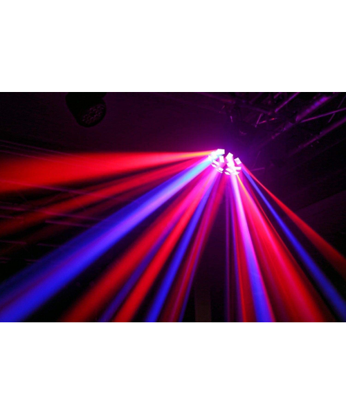 Beamz led mini mushroom 6x3w rgbwa auto/s