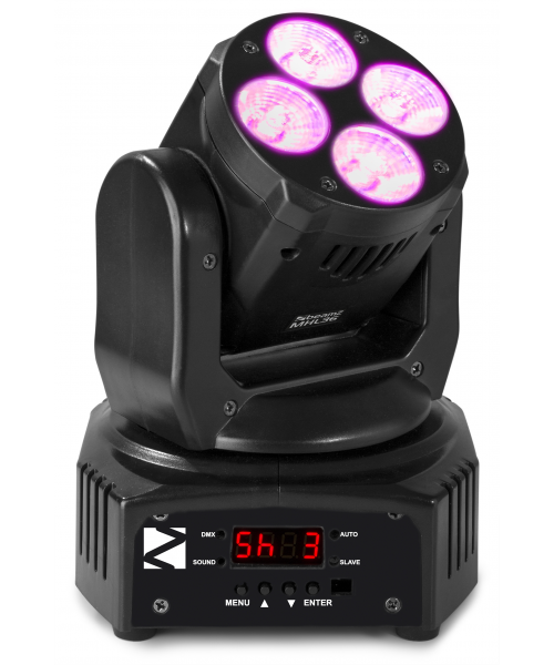 Beamz mhl36 set 2xwash 4x9w 3in1 incl bag