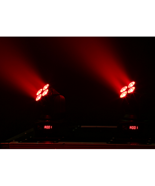 Beamz mhl36 set 2xwash 4x9w 3in1 incl bag