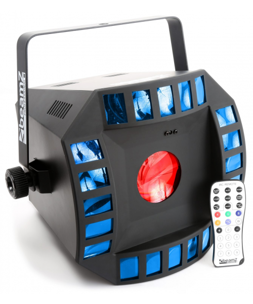 Beamz led cub4 ii 2x10w quad+64rgb+ dmxir