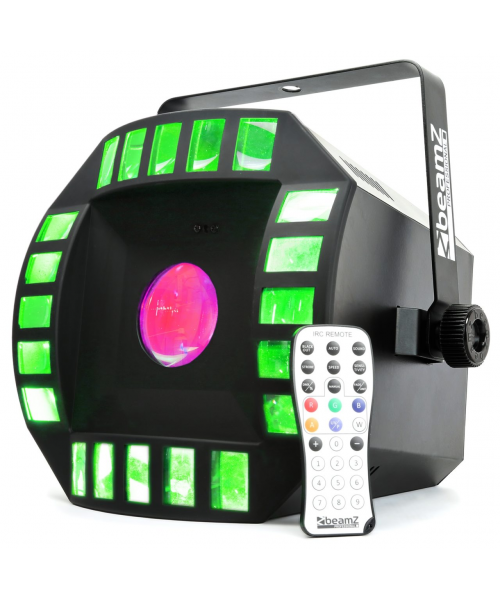 Beamz led cub4 ii 2x10w quad+64rgb+ dmxir