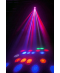 Beamz led cub4 ii 2x10w quad+64rgb+ dmxir