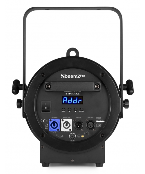 Beamz btf200cz fresnel zoom 200w rgbw led dmx 3200k