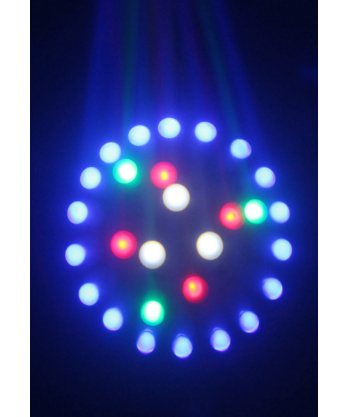 Beamz led moon flower rgbwa sc blk