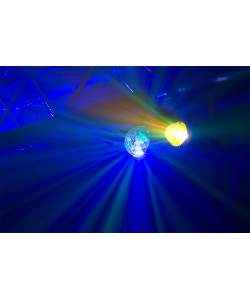 Beamz ledwave 1x4w water 4xuv/w, 6x3w led