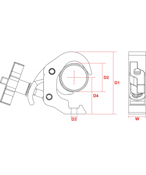 Beamz bc50-250t quick trigger sl 250kg al