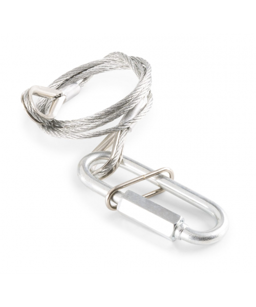 Beamz saf20 cavo di sicurezza 70cm x 2mm 20kg