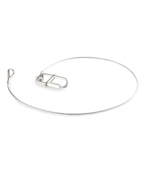 Beamz saf20 cavo di sicurezza 70cm x 2mm 20kg