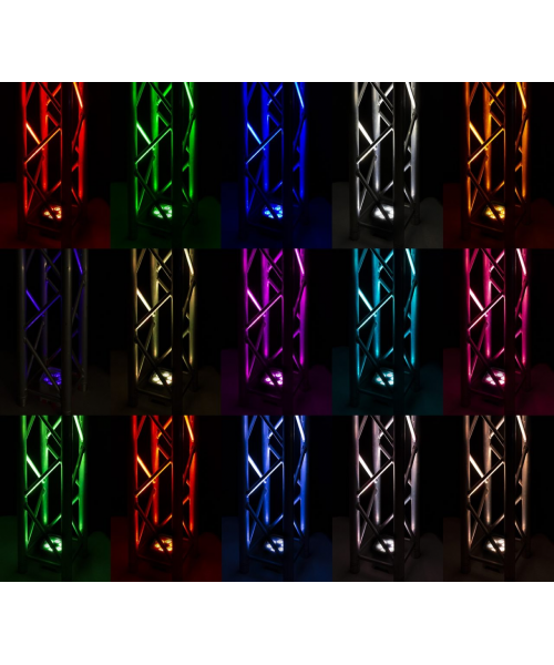 BEAMZ BBP96SB Uplight Par 6x12w 6in1 WDMX