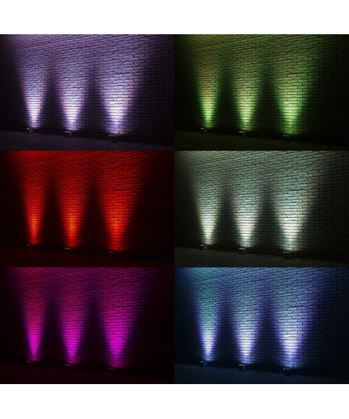 BEAMZ BBP96SB Uplight Par 6x12w 6in1 WDMX