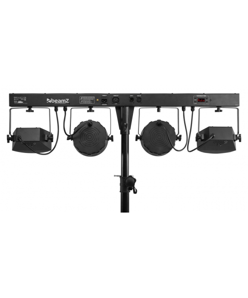 BEAMZ 2xpar4x4in1 2xDerby free showbar