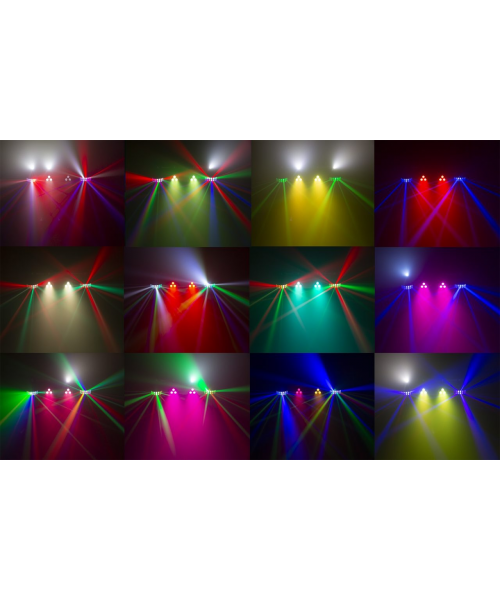 BEAMZ 2xpar4x4in1 2xDerby free showbar