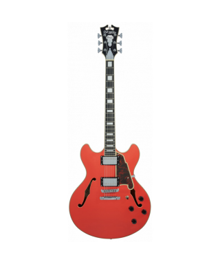 D'ANGELICO PREMIER DC (with stopbar tailpiece) FIESTA RED