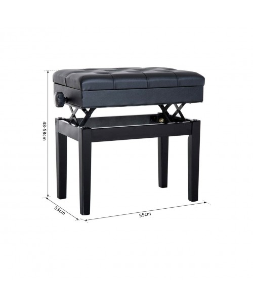 PANCHINA PER PIANOFORTE LUXURY 11