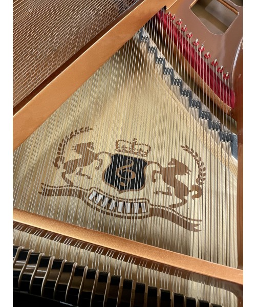 PIANOFORTE MEZZA CODA KREUTZ MOD. GP-186 NERO LUCIDO + KIT SILENT