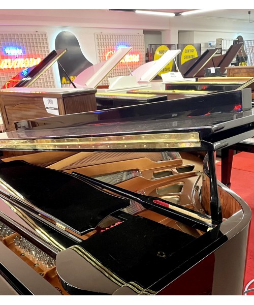 PIANOFORTE MEZZA CODA KREUTZ MOD. GP-186 NERO LUCIDO + KIT SILENT